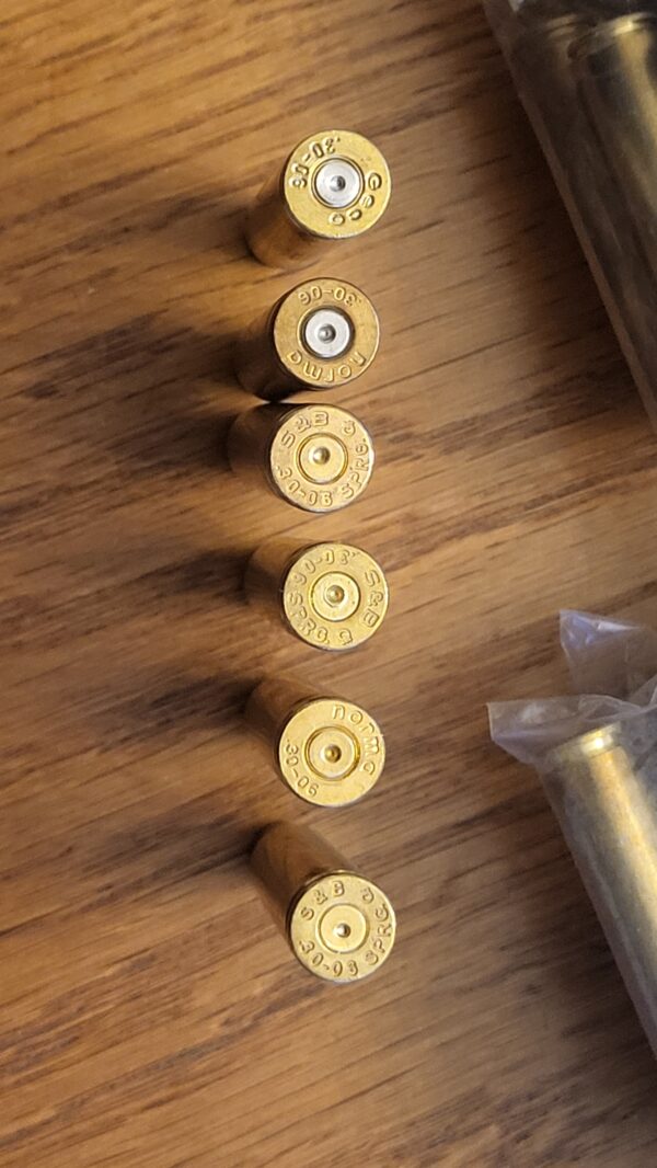 Łuska 30-06 różnej produkcji NORMA SAKO RWS LAPUA GECO